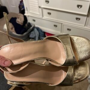 Elegant Gold Women's heels